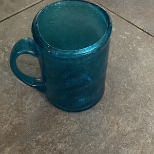 Blue Glass Mug